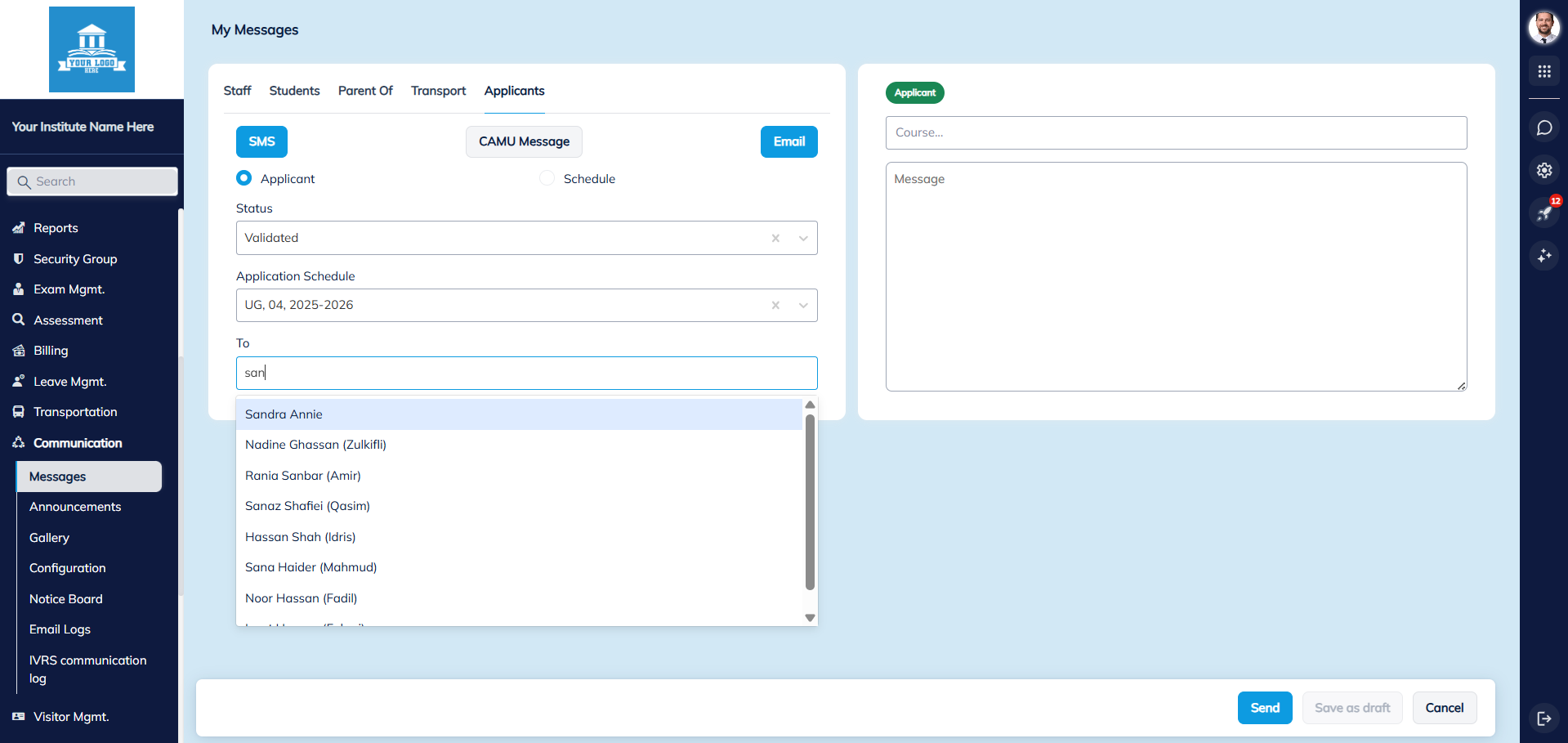 Communication and Applicant Engagement