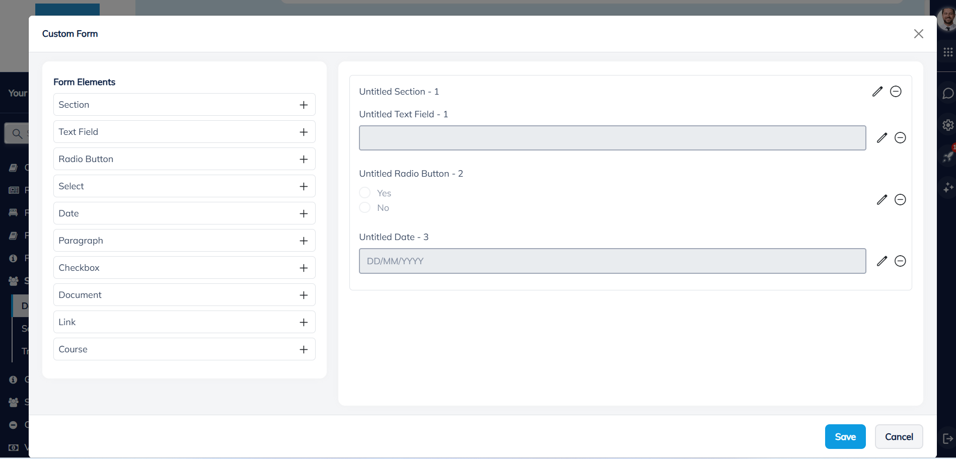 Custom Registration Forms