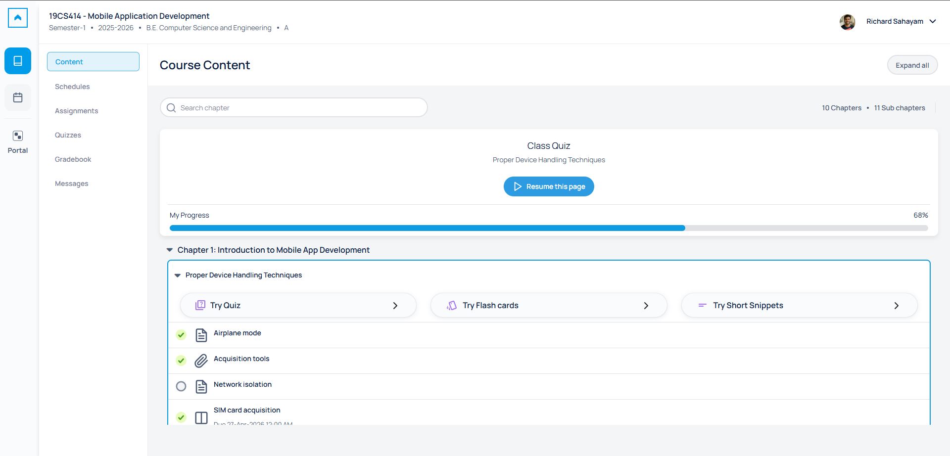 Learning Management System