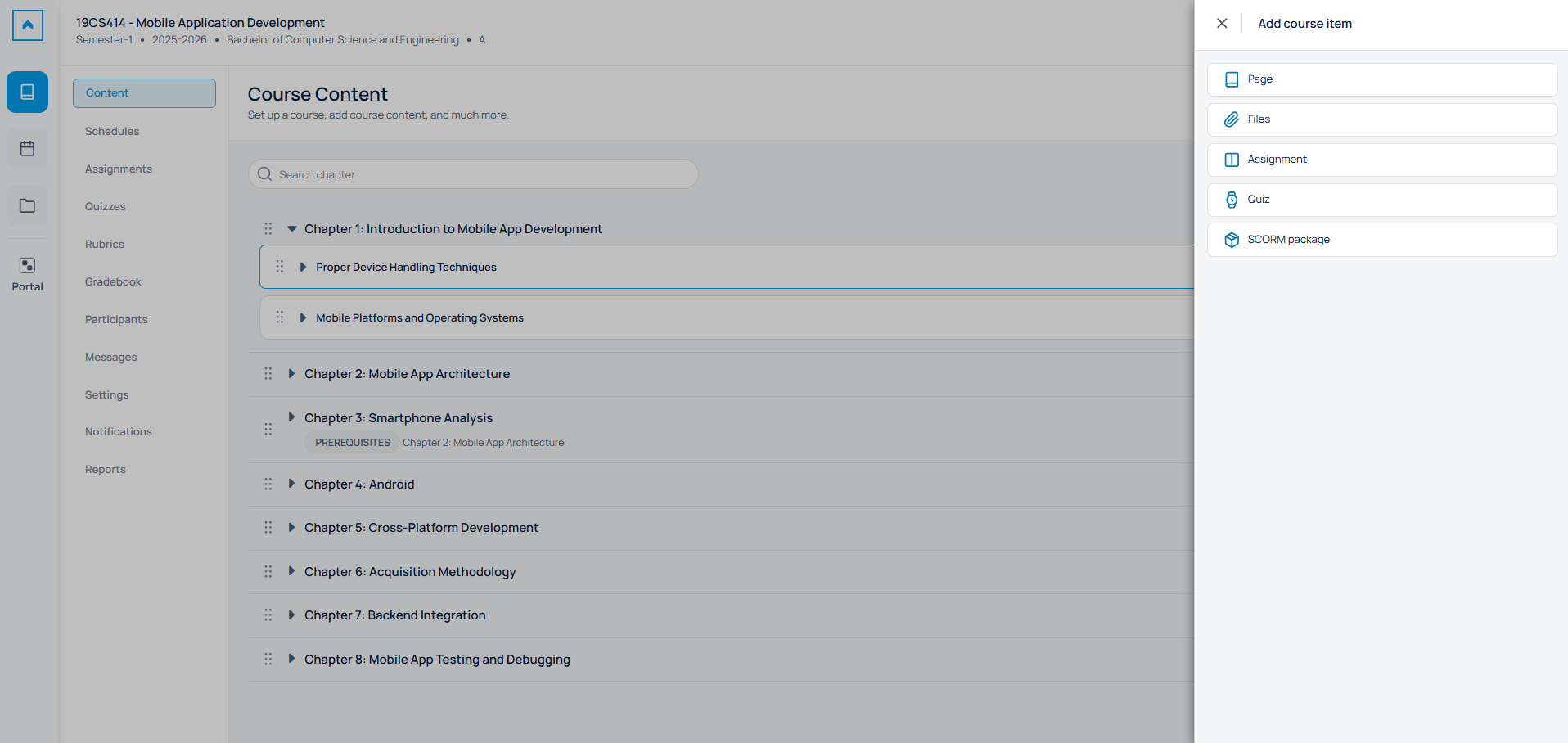 Learning Management System