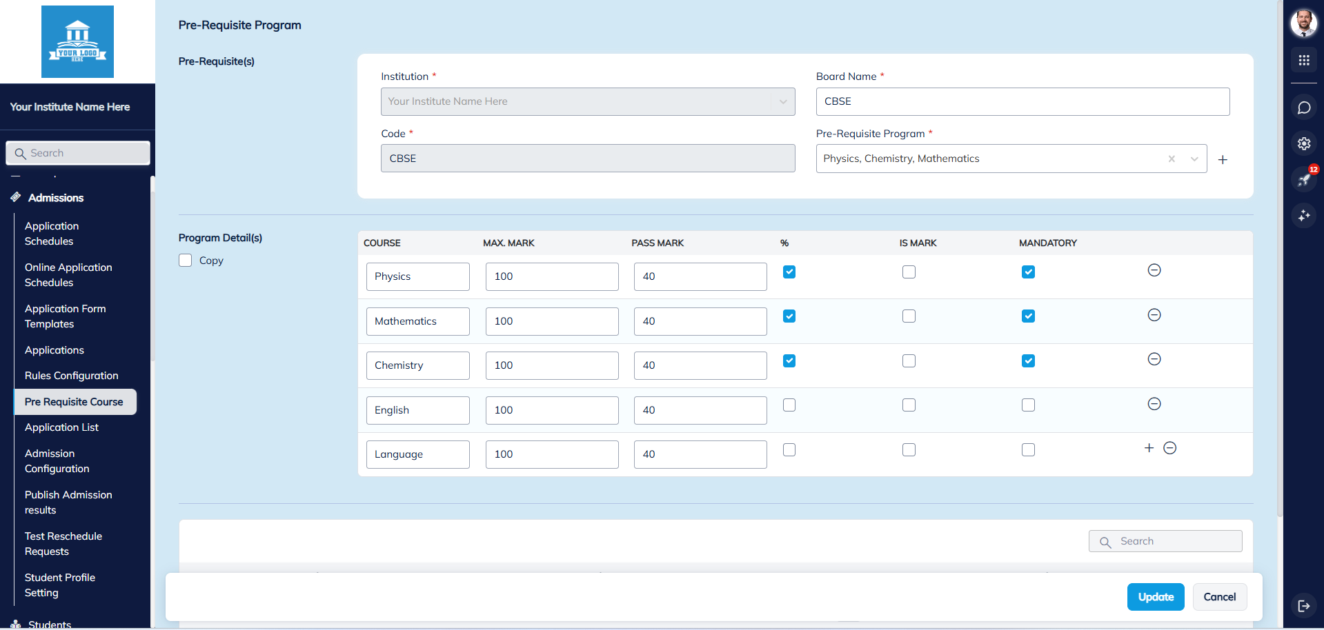 Merit, Eligibility and Shortlisting Automation