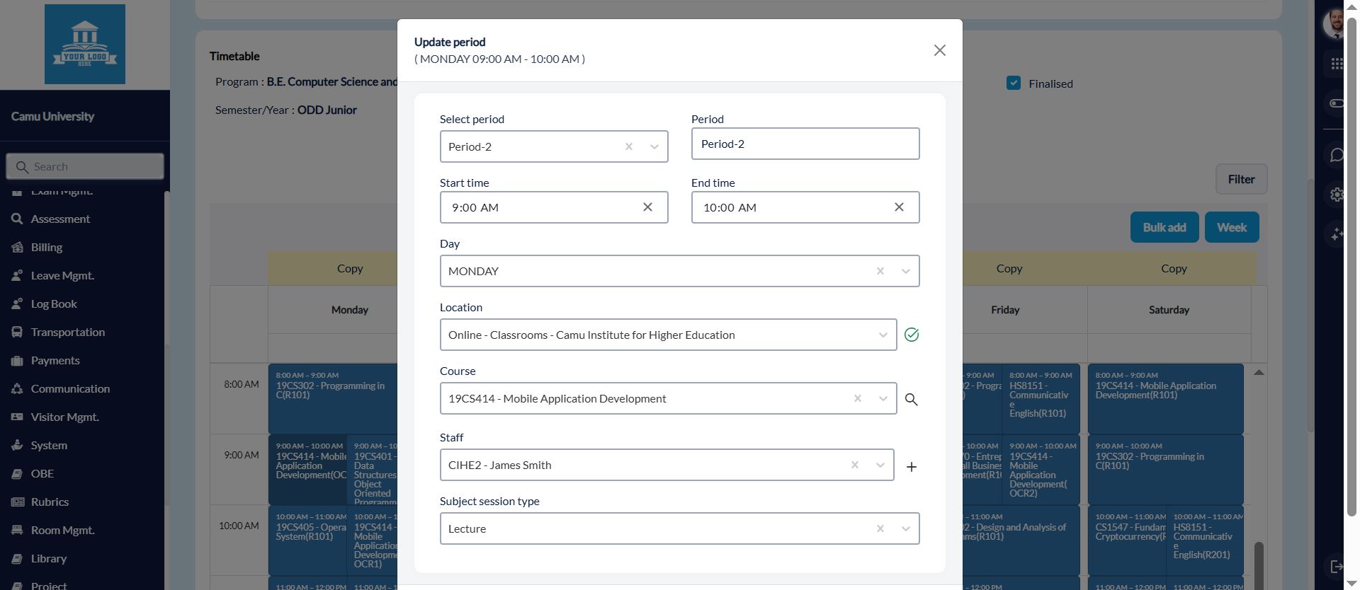 Schedule Conflict Detection