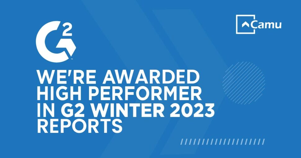 Camu Recognised as High Performer in G2 Winter 2023 Report