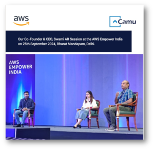 Camu's Presence at AWS Empower India - September 25, 2024