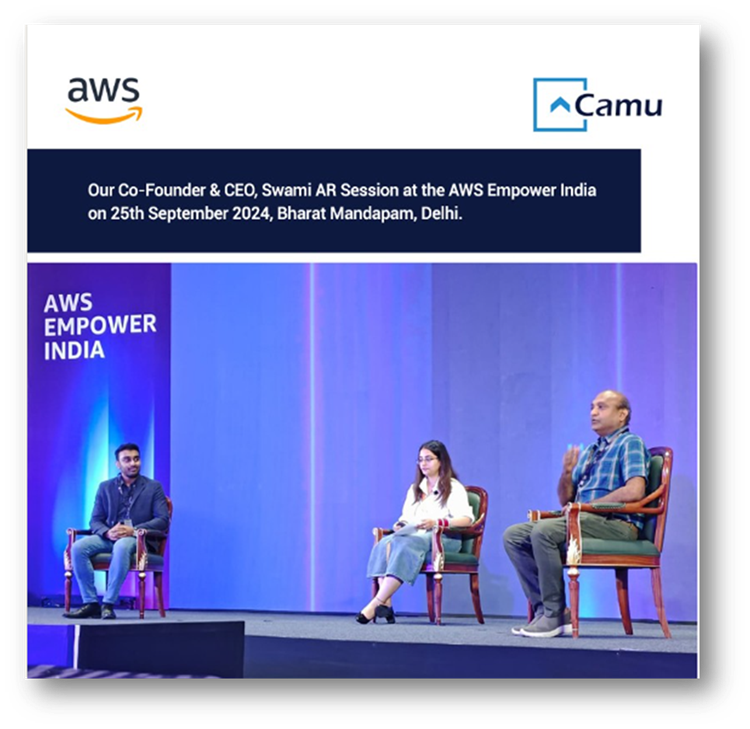 Camu’s Presence at AWS Empower India – September 25,  2024